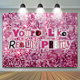 Rosa Pailletten Du Sind Wie Wirklich Hübsch Hintergrund